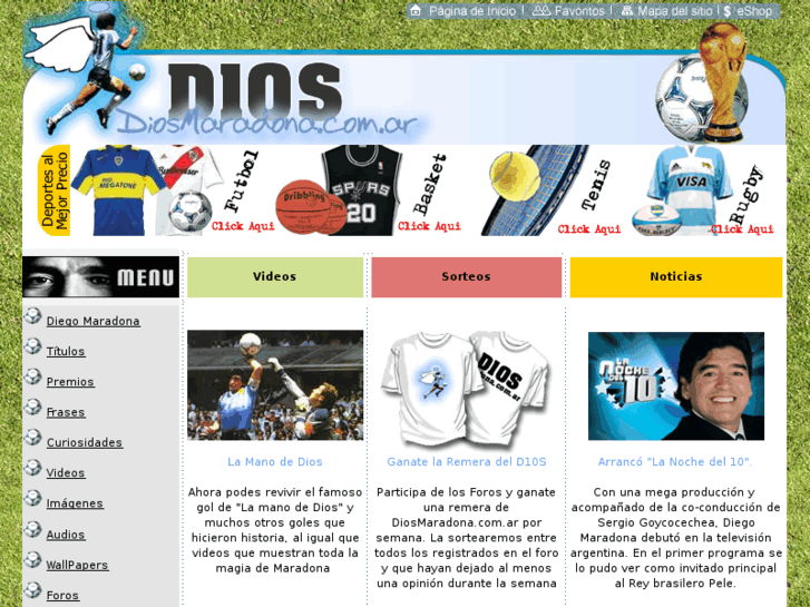 www.diosmaradona.com.ar