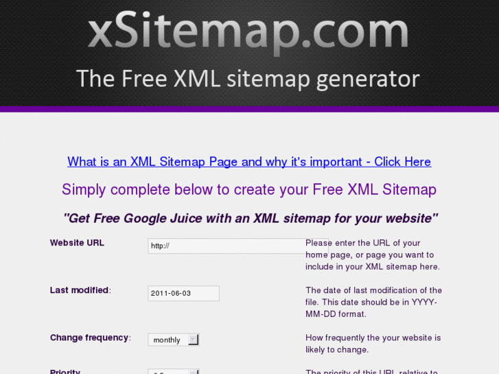 www.googlesitemapgenerator.net