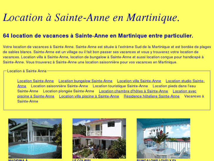 www.location-martinique-sainte-anne.com