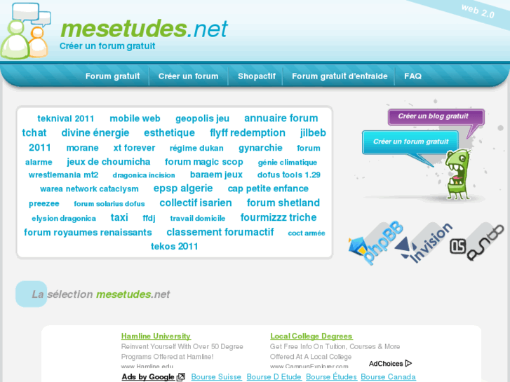 www.mesetudes.net