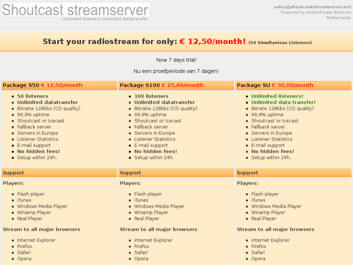 www.shoutcaststreamserver.net