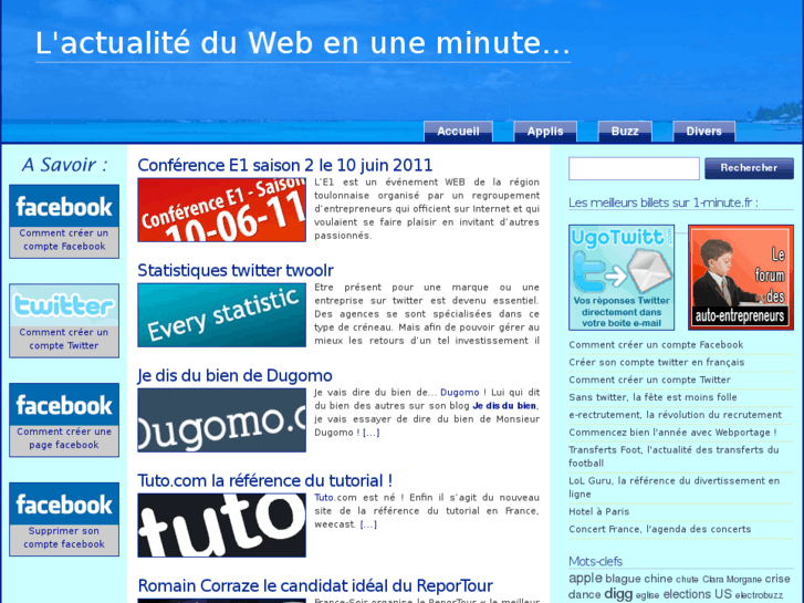 www.1-minute.fr