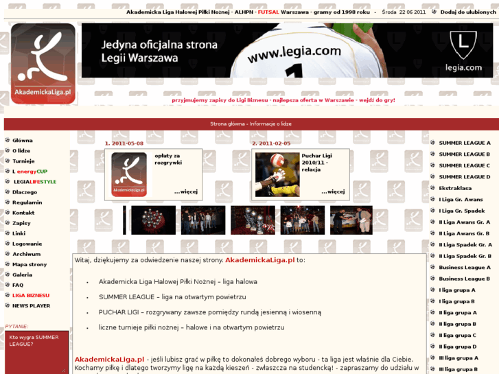 www.akademickaliga.pl