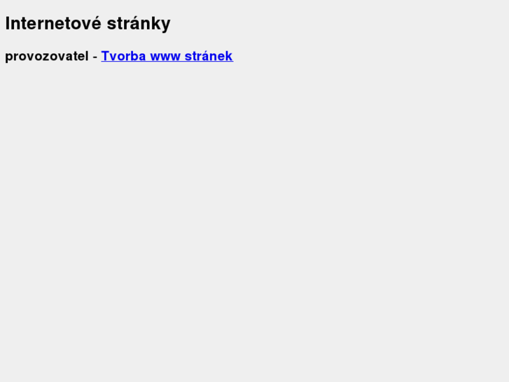 www.internetove-stranky.com