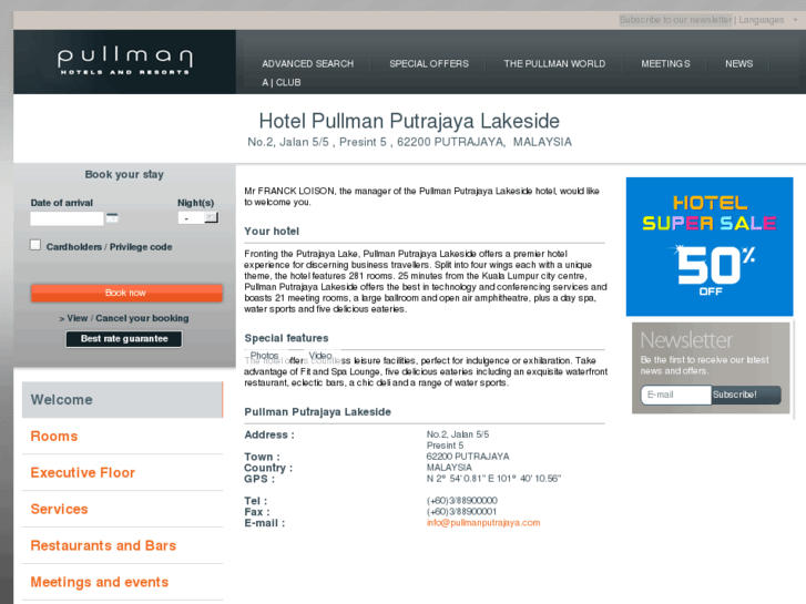 www.pullman-putrajaya-lakeside.com