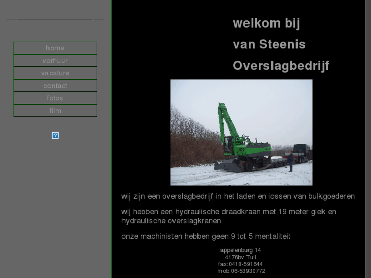 www.vansteenisoverslagbedrijf.nl