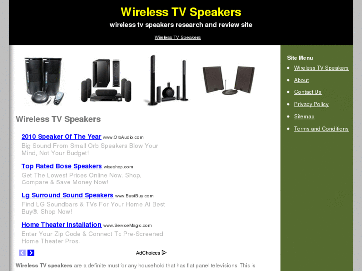 www.wirelesstvspeakers.net