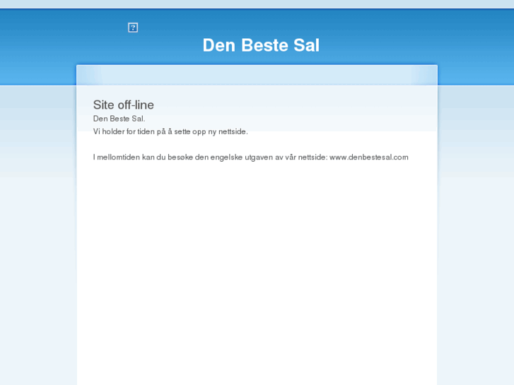 www.denbestesal.no