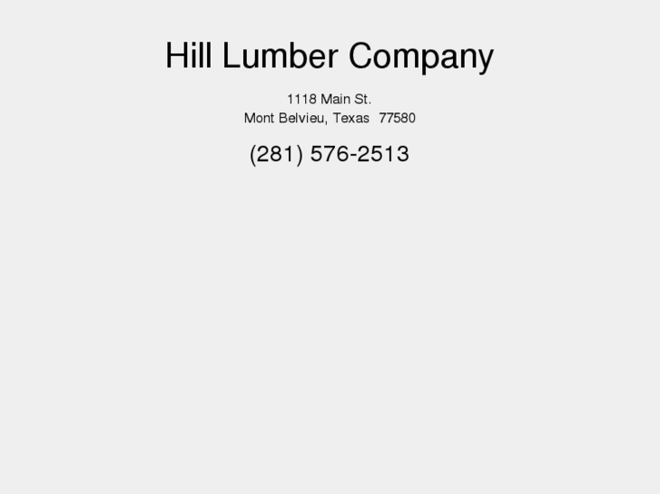 www.hill-lumber.com