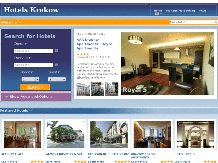 www.hotelskrakow.net