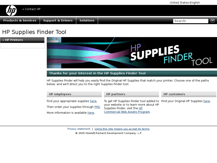 www.hpsuppliesfinder.com