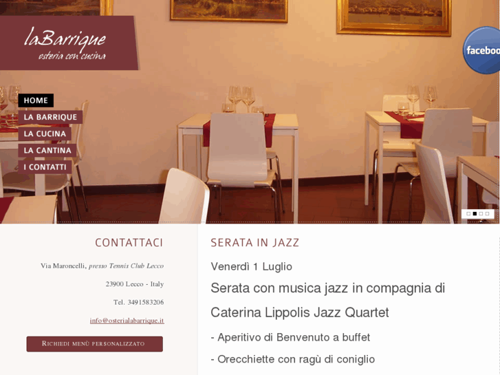 www.osterialabarrique.com