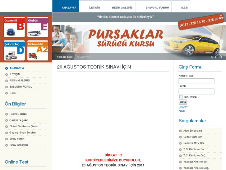 www.pursaklarsurucukursu.com