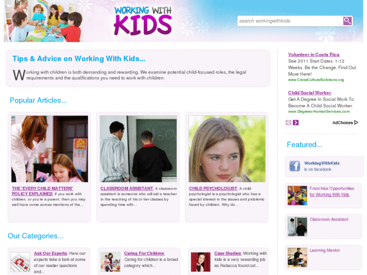 www.workingwithkids.co.uk