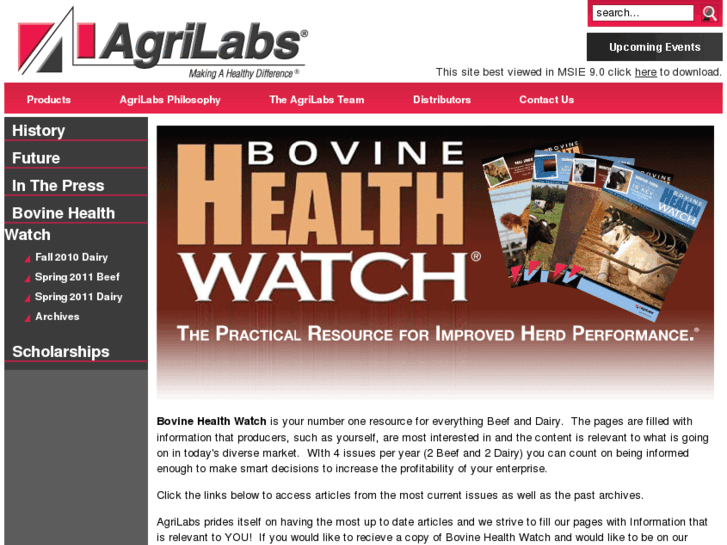 www.bovinehealthwatch.com