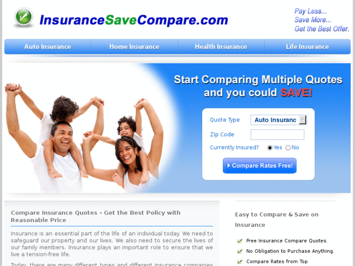 www.insurancesavecompare.com