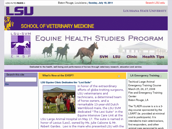 www.lsuequine.net