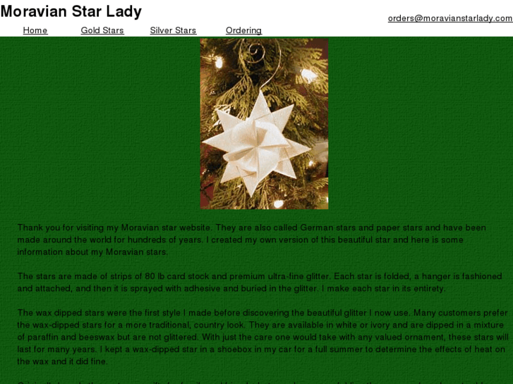 www.moravianstarlady.com