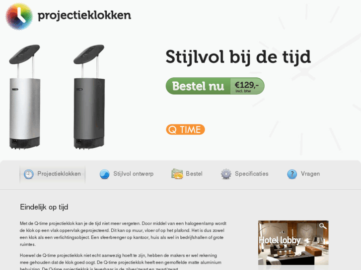 www.projectieklokken.com