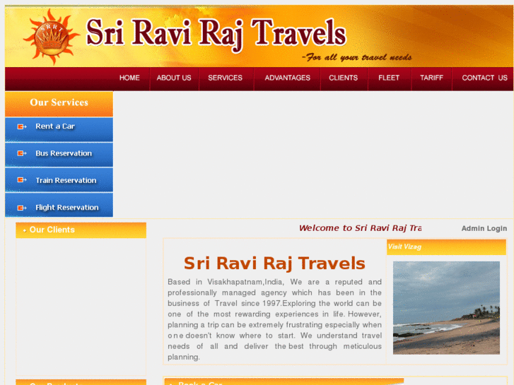 www.sriravirajtravels.com