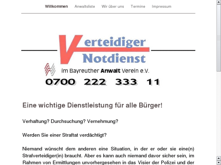 www.verteidigernotdienst.net