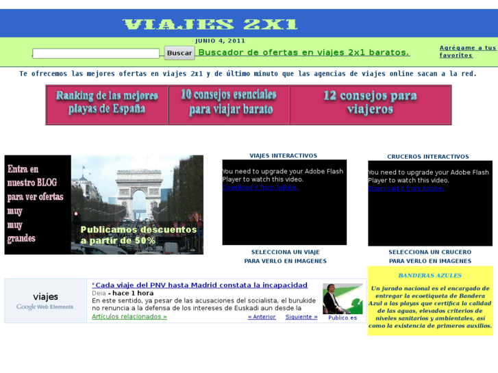 www.viajes2por1.com