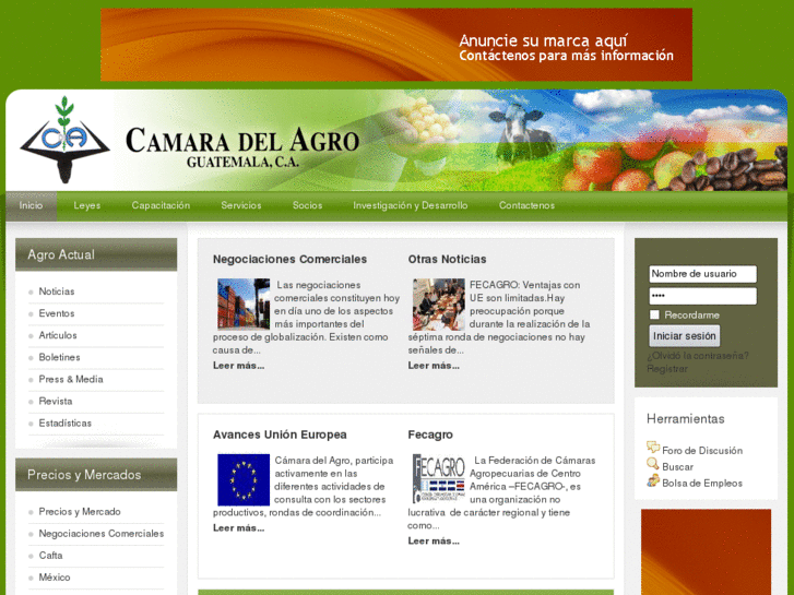 www.camaradelagro.org