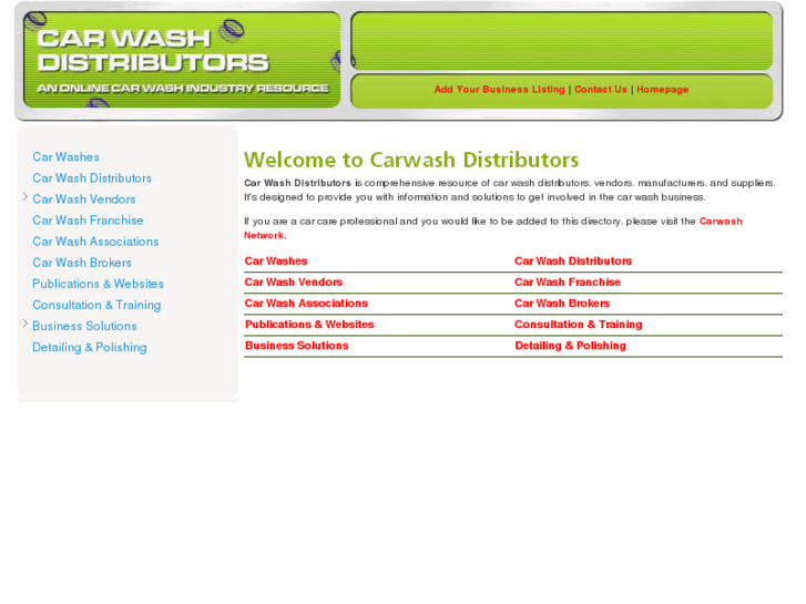 www.carwashdistributors.com