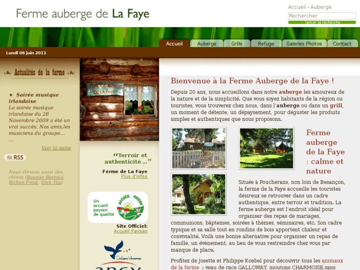 www.fermeauberge-lafaye.com