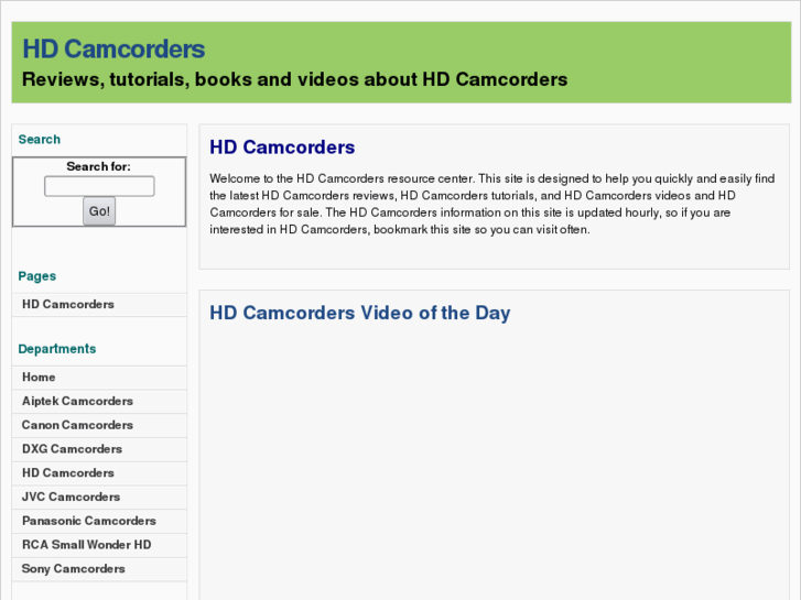 www.hdcamcorderstoday.com