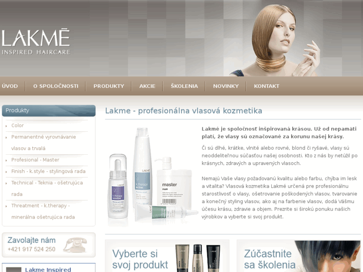 www.lakme.sk