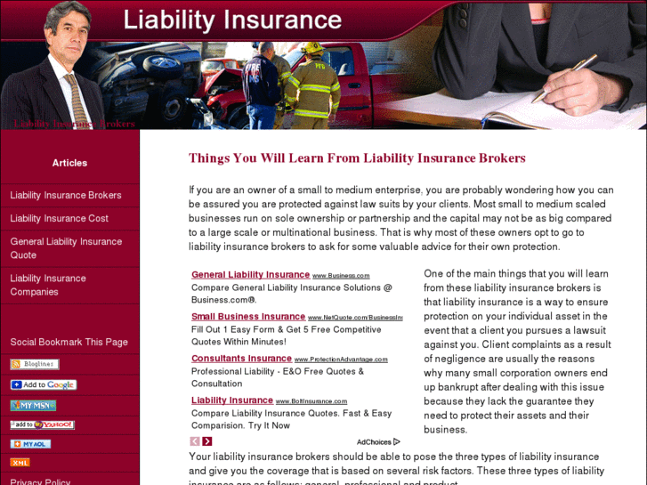 www.liabilityinsurancebrokers.net