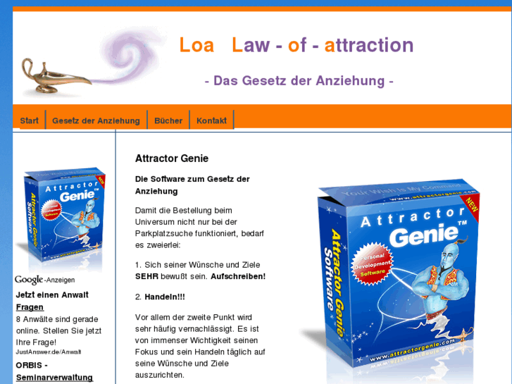 www.loa-law-of-attraction.de