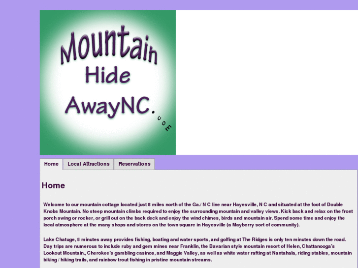 www.mountainhideawaync.com