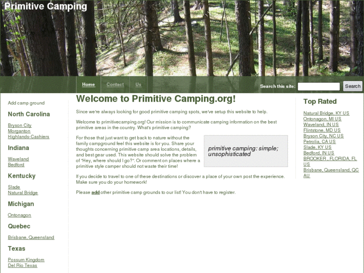 www.primitivecamping.org