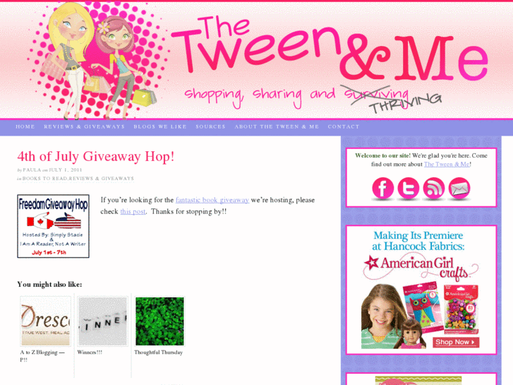 www.thetweenandme.com