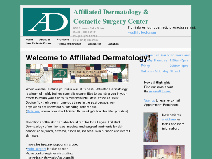 www.affiliated-dermatology.com