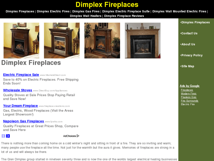 www.dimplexfireplaces.net