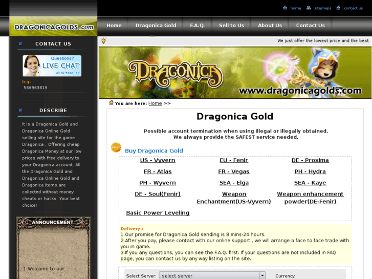 www.dragonicagolds.com