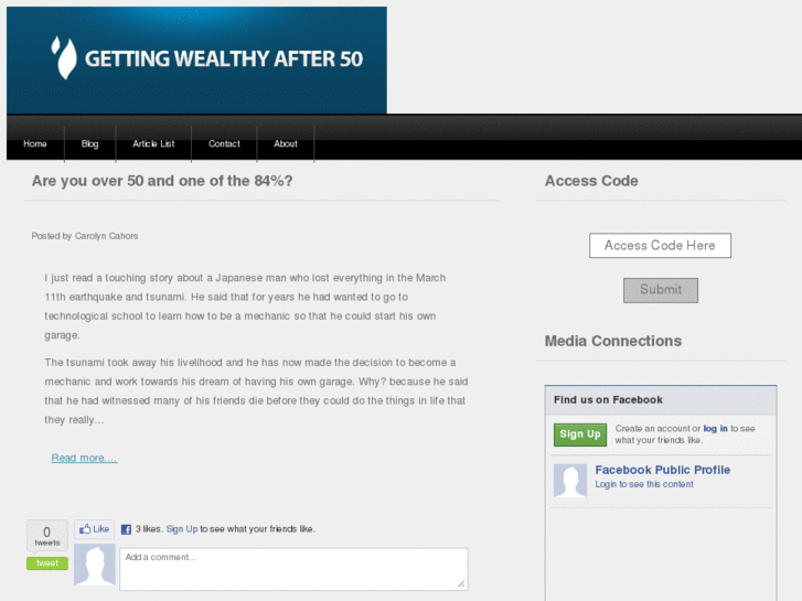 www.gettingwealthyafter50.com