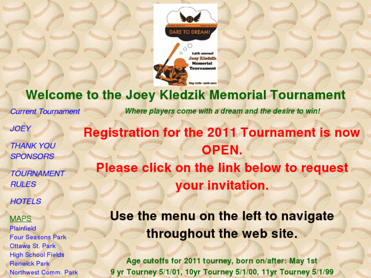 www.joeykledzikmemorial.com