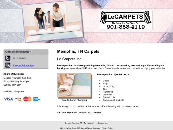 www.lecarpetsinc.com