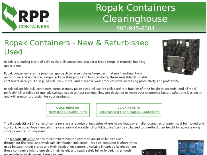 www.ropakcontainersclearinghouse.com