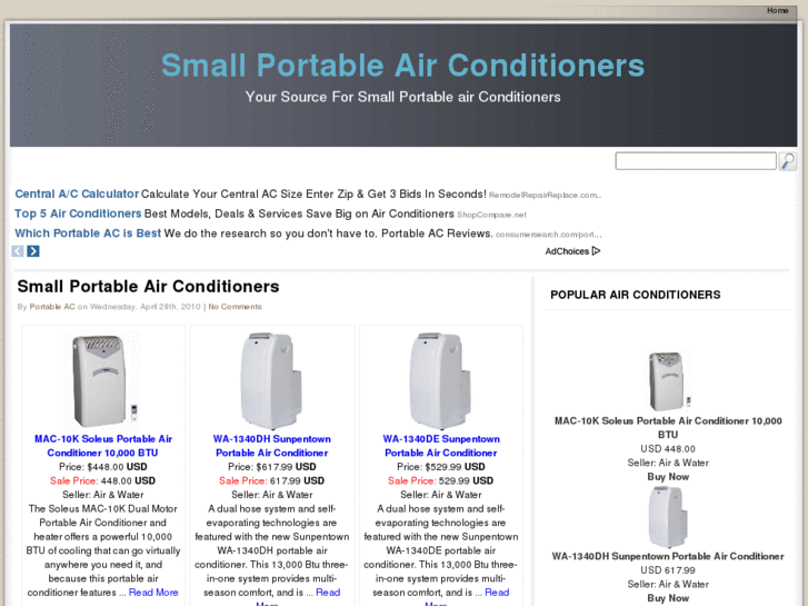 www.smallportableairconditioners.net