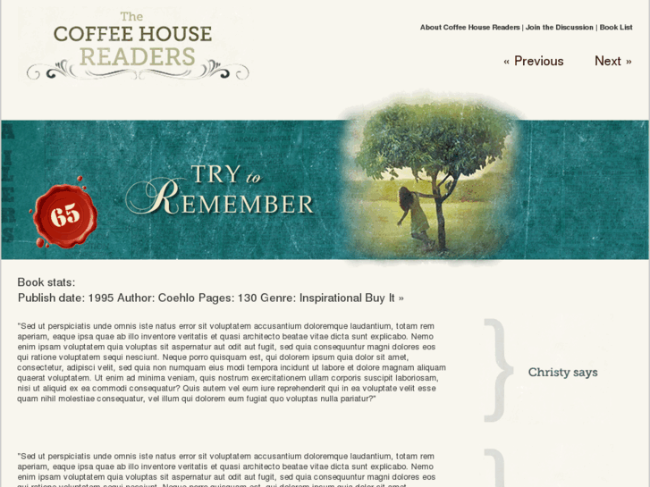 www.thecoffeehousereaders.com