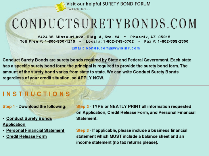 www.conductsuretybond.com