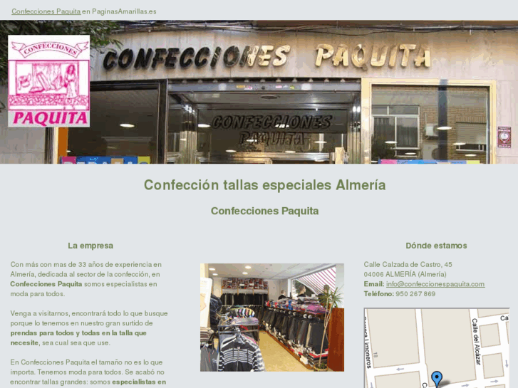 www.confeccionespaquita.com