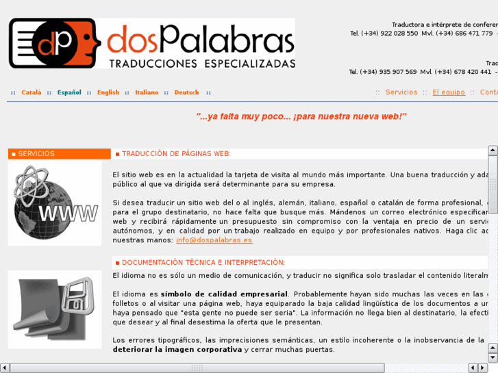 www.dospalabras.es