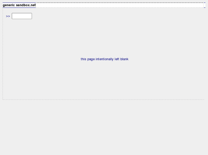 www.genericsandbox.net