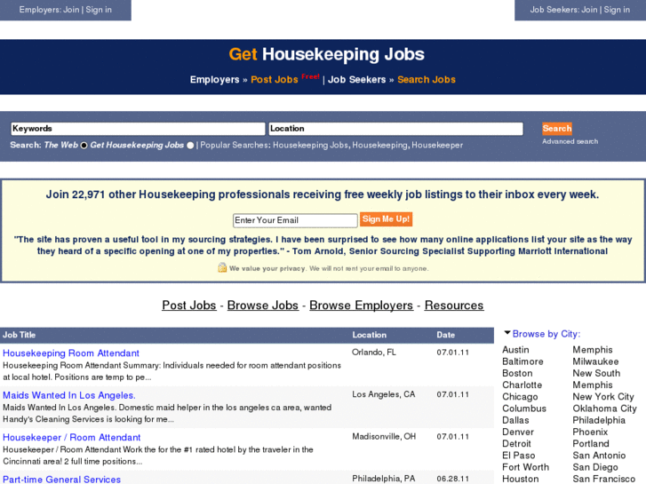 www.gethousekeepingjobs.com